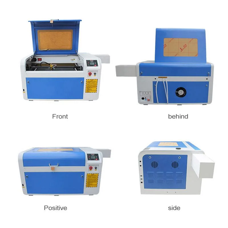 4060 50W 60W 100W Small CO2 Laser Engraving Cutting Machine/600*400 Laser Engraving Machine for Wood MDF Panel Glass