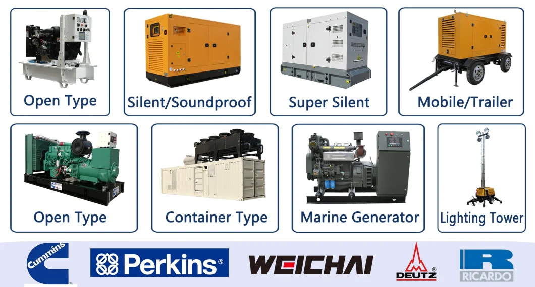 Weifang Manufacturers Supply Weichai Ricardo Silent Diesel Generator Set